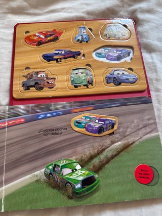 Libro puzzle cars