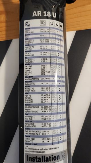 Bosch AeroTwin AR20U - AR18U