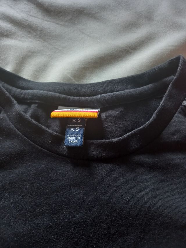 camiseta elle chico negra