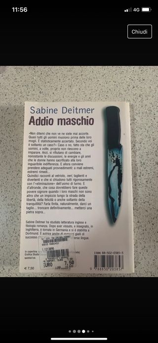 Addio maschio di Sabine deitmer
