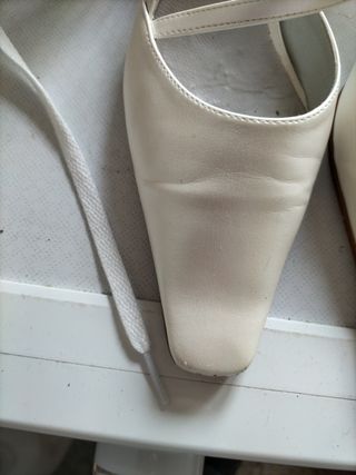 Zapatos blanco-beige Mujer num38