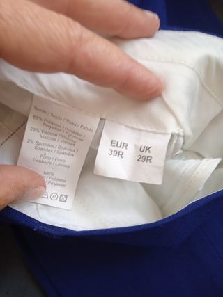 Traje de chaqueta de caballero azul