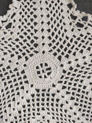 Tapete ganchillo 30x27 cm