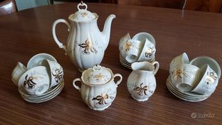 Servizio da caffè in ceramica 