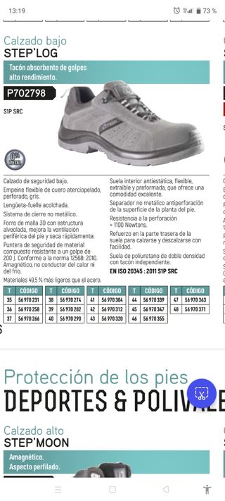 Bota seguridad Opsial STEP’LOG