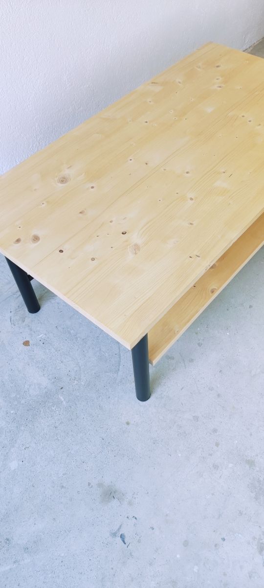 Mesa de centro abatible