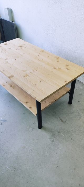 Mesa de centro abatible
