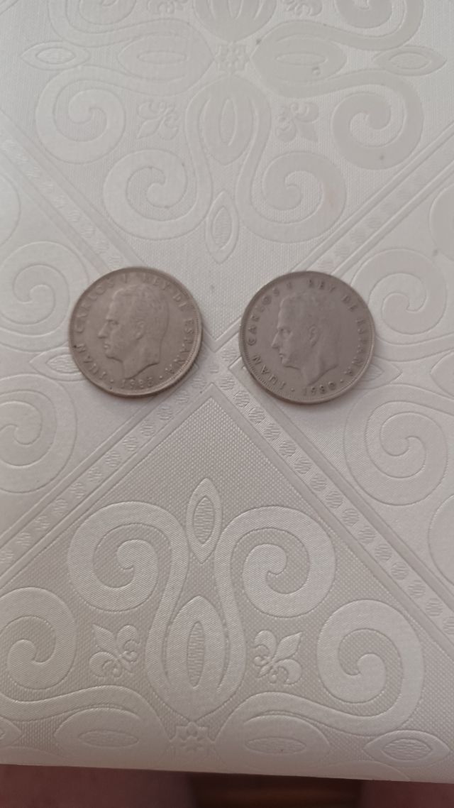 2 Monedas de 25 pesetas