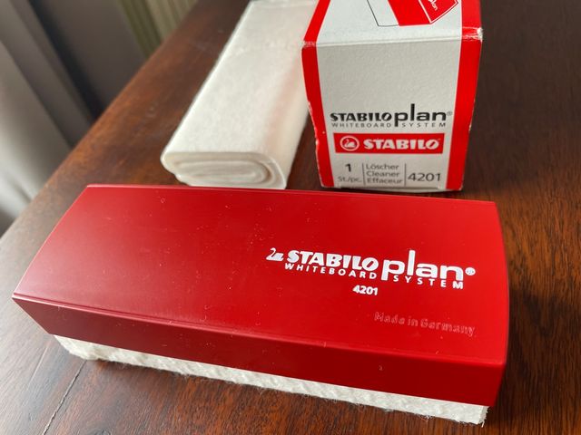 Gomma da cancellare per lavagna bianca con ricariche