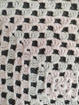 Tapete ganchillo 23x23 cm
