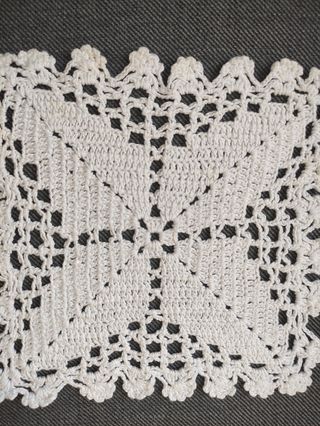 Tapete ganchillo 20x20 cm