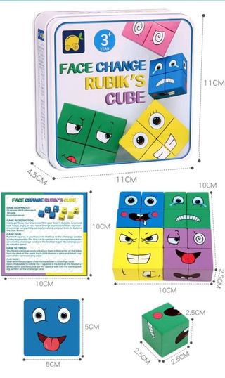 Juego puzzle de emociones MONTESSORI 2,5x2,5