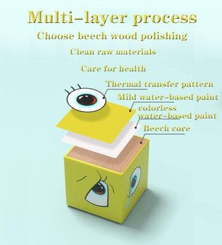 Juego puzzle de emociones MONTESSORI 2,5x2,5