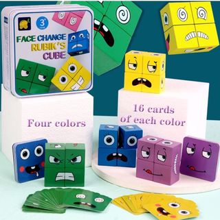 Juego puzzle de emociones MONTESSORI 2,5x2,5