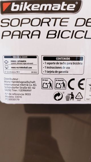 2 soportes para bicicleta