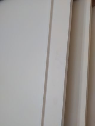 Puertas de madera lacadas en blanco