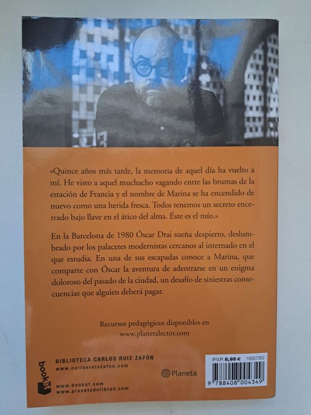 Marina-Carlos Ruiz Zafón (Español,Nuevo)