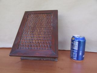 Cajonera costura costurero antiguo madera castaño