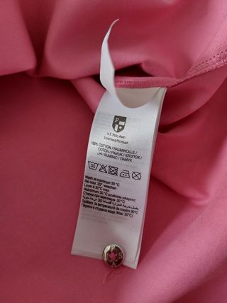 Camisa de U.S. POLO ASSN, rosa fucsia, talla 34