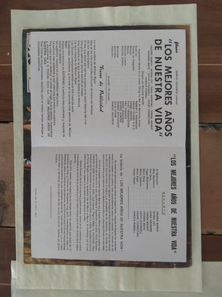 Cartel de la película Los mejores años de nuestra