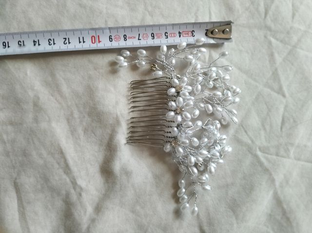 tocado novia peineta boda