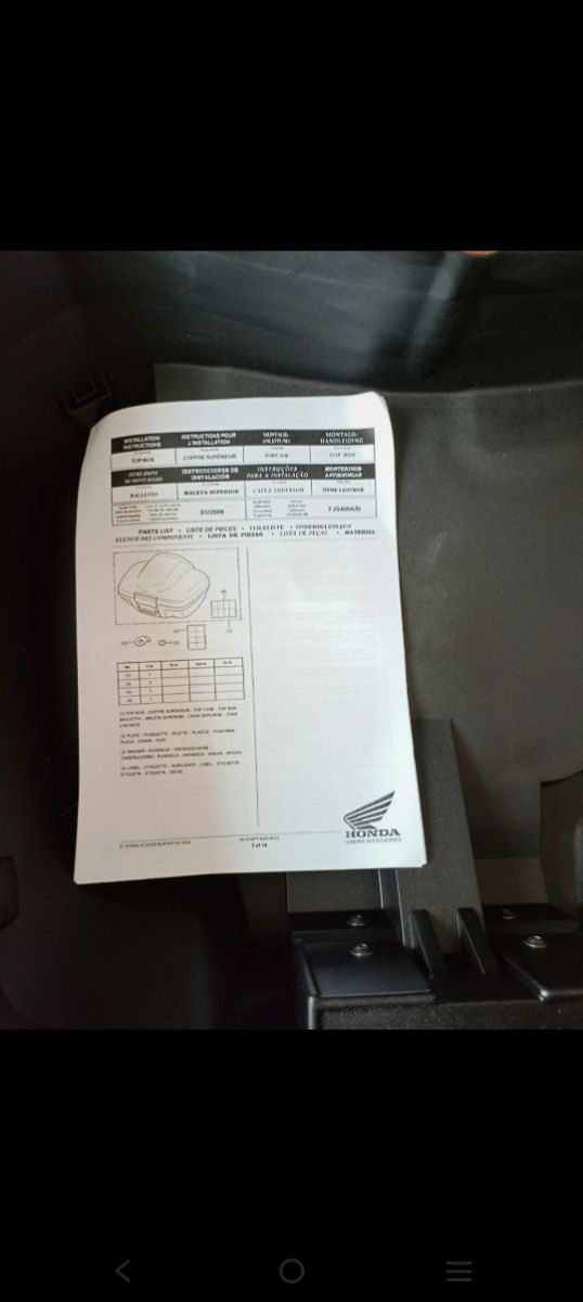 Bauletto Honda mod. FSJ400