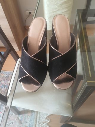 zapatos como nuevos negros fiesta estilosos