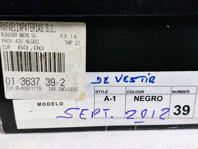 Zapatos vestir caballero 