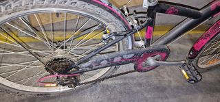 Bicicleta de paseo/gravel 24" niña/niño