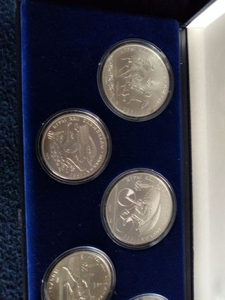 Colección en plata de monedas de la URSS
