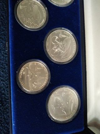 Colección en plata de monedas de la URSS