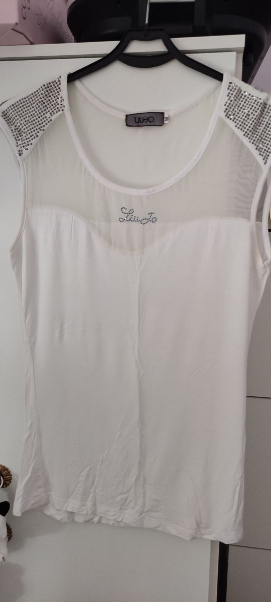 Canotta bianca Liu Jo