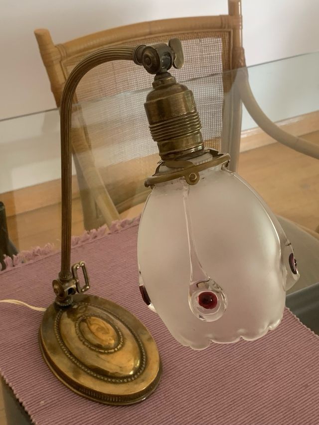 lampara Art Deco de escritorio