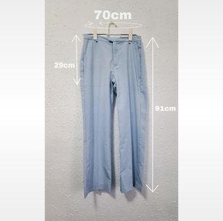 Pantalón pinza turquesa S