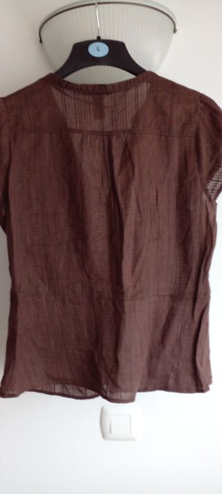 Camisa marrón t.44