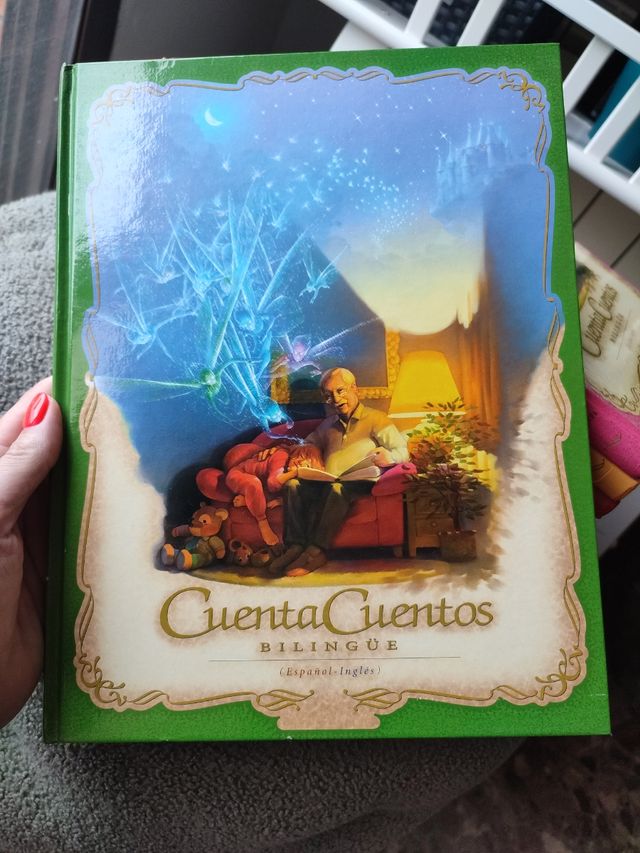 colección 12 títulos cuenta cuentos bilingue