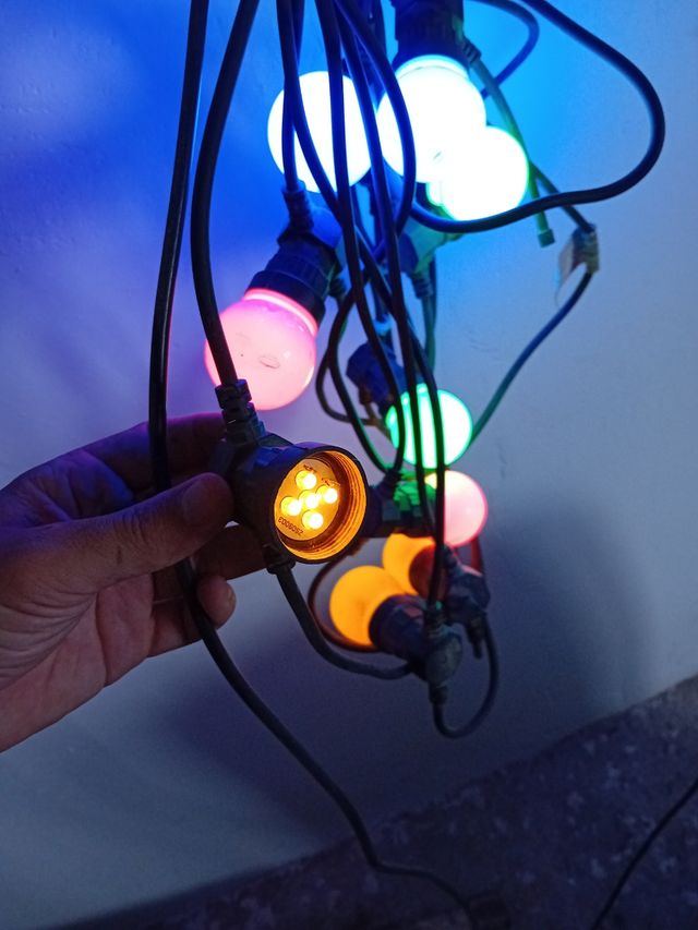 Luces de colores para Navidad