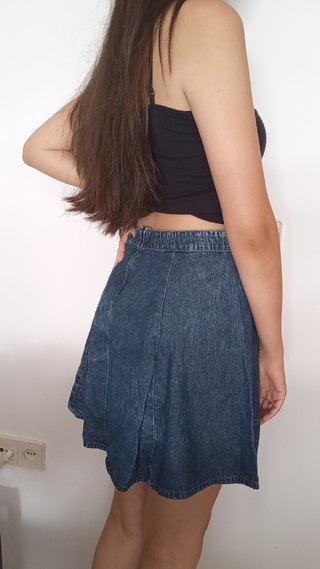 Falda vaquera Stradivarius