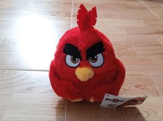 Peluche rosso Angry Birds quello arrabbiato Nuovo di seconda mano per 11 EUR su A Pobra do Caraminal su WALLAPOP