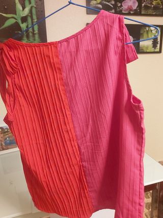 Camiseta multicolor mujer