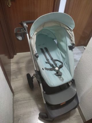 Carro stokke scoot azul claro y gris buen estado