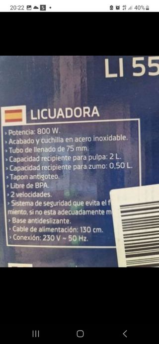 Licuadora