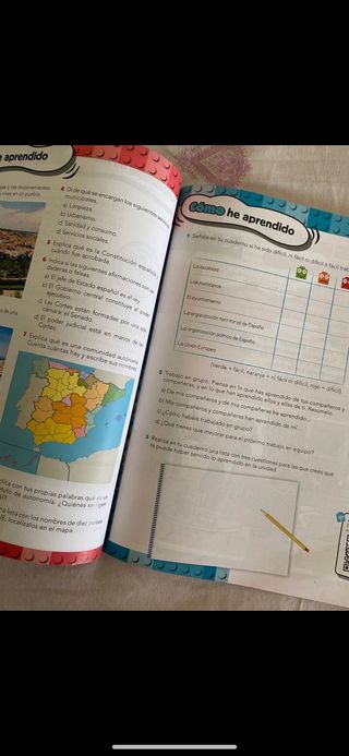 Libro de Ciencias Sociales 4 primaria Anaya
