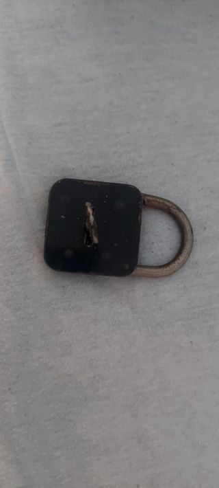 Candado antiguo con llave #