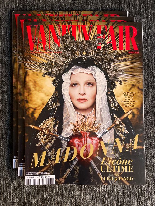 MadonnA VANITY FAIR revista Francia