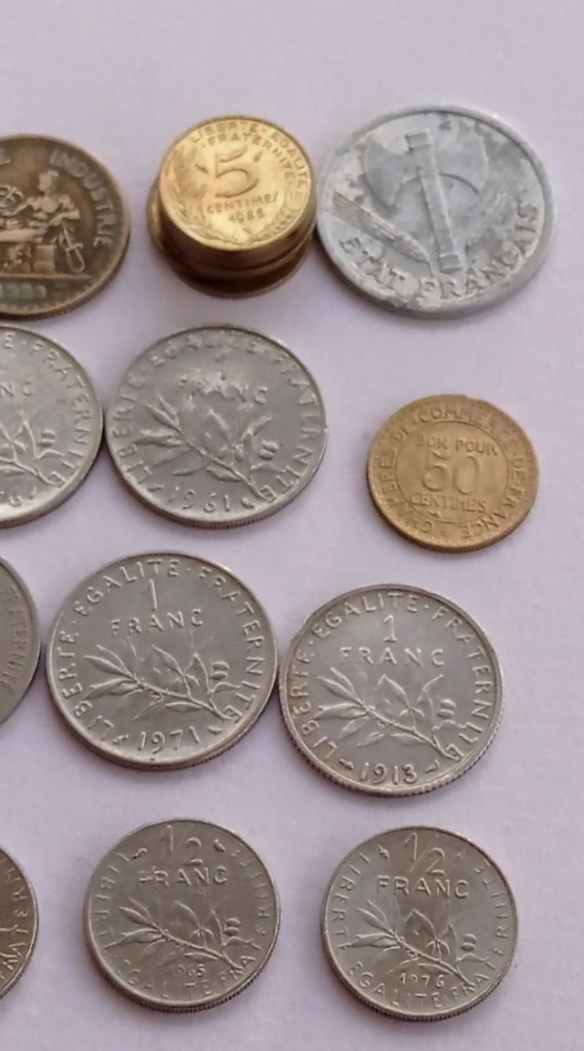Lote de monedas Francesas Monnaies Françaises