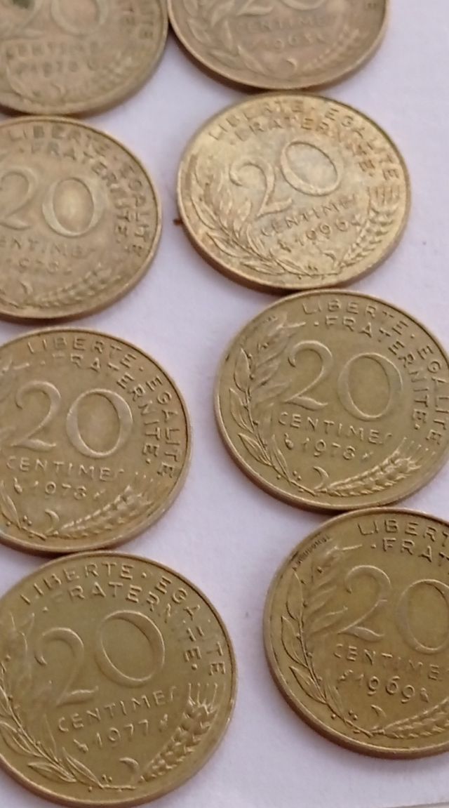 Lote de monedas Francesas Monnaies Françaises