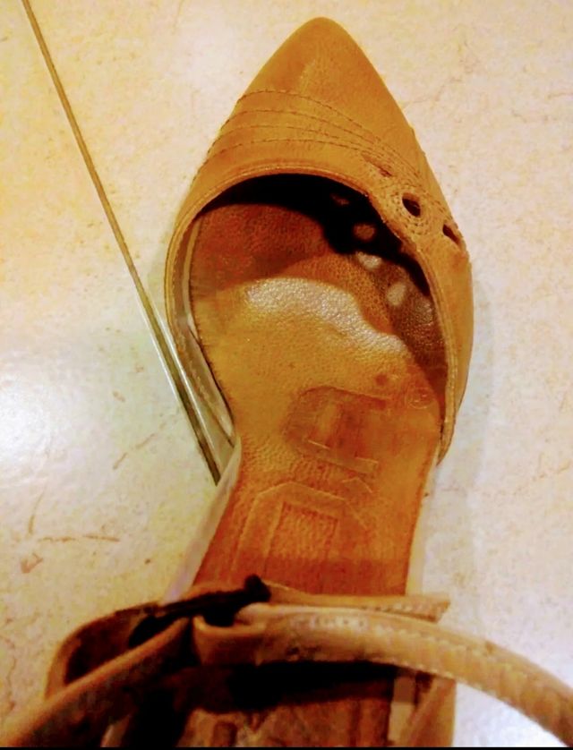 Zapatos Tacones Piel Marrón