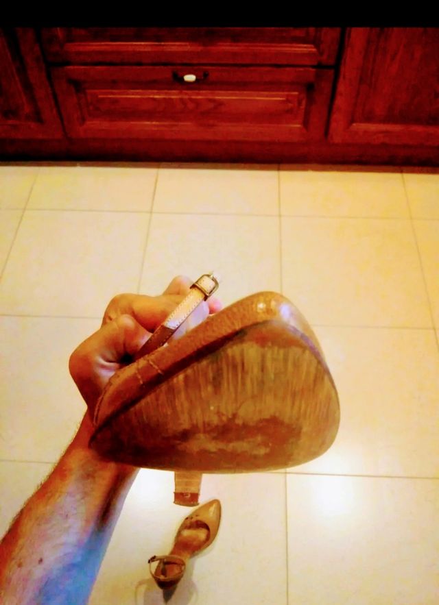 Zapatos Tacones Piel Marrón