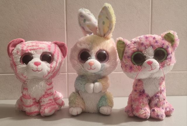 Beanies Boo's peluche-Bubby,Sophie,Asia